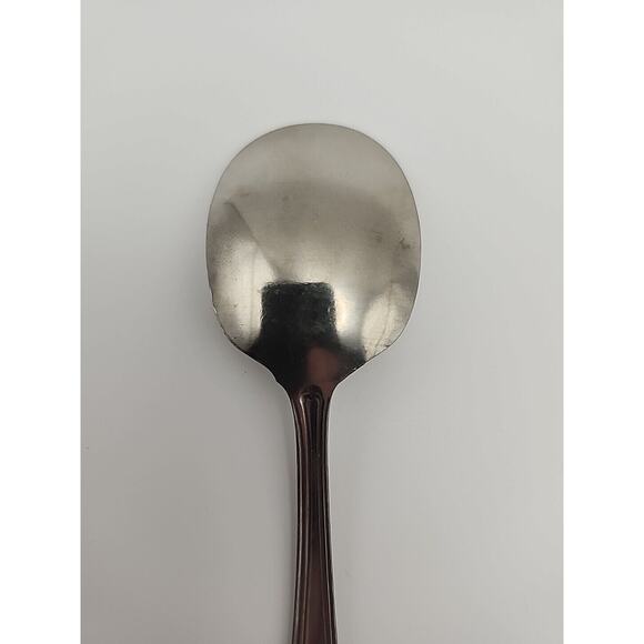 Wesley Forge WLF2 Sugar Spoon Stainless Steel 5 7/8" Floral Design Art Deco MCM - Picture 8 of 8